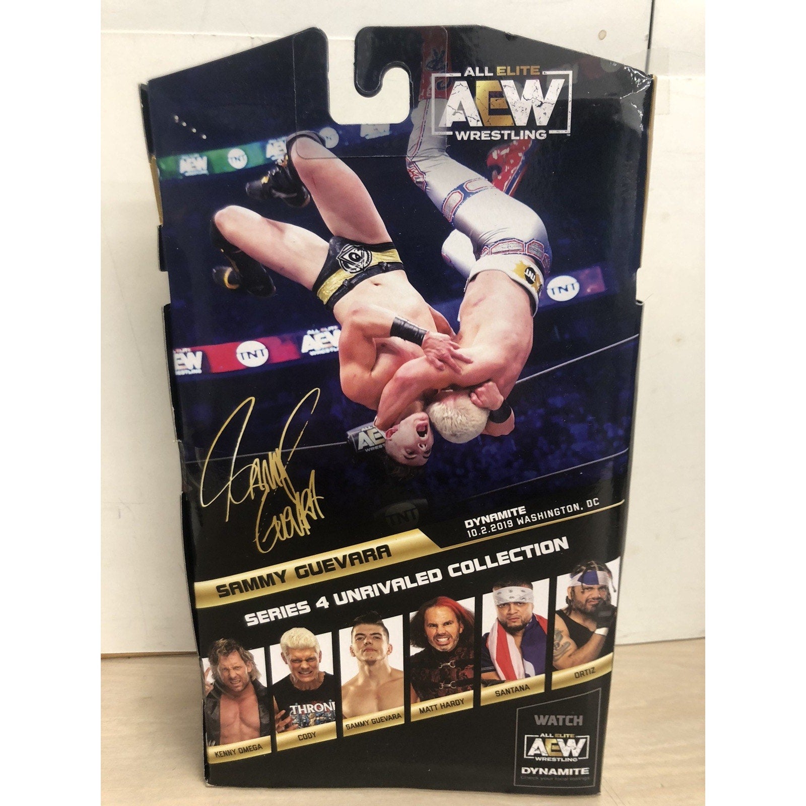 SAMMY GUEVARA AUTOGRAPHED UNRIVALED COLLECTION SERIES 4 #30 AEW Signed NO COA