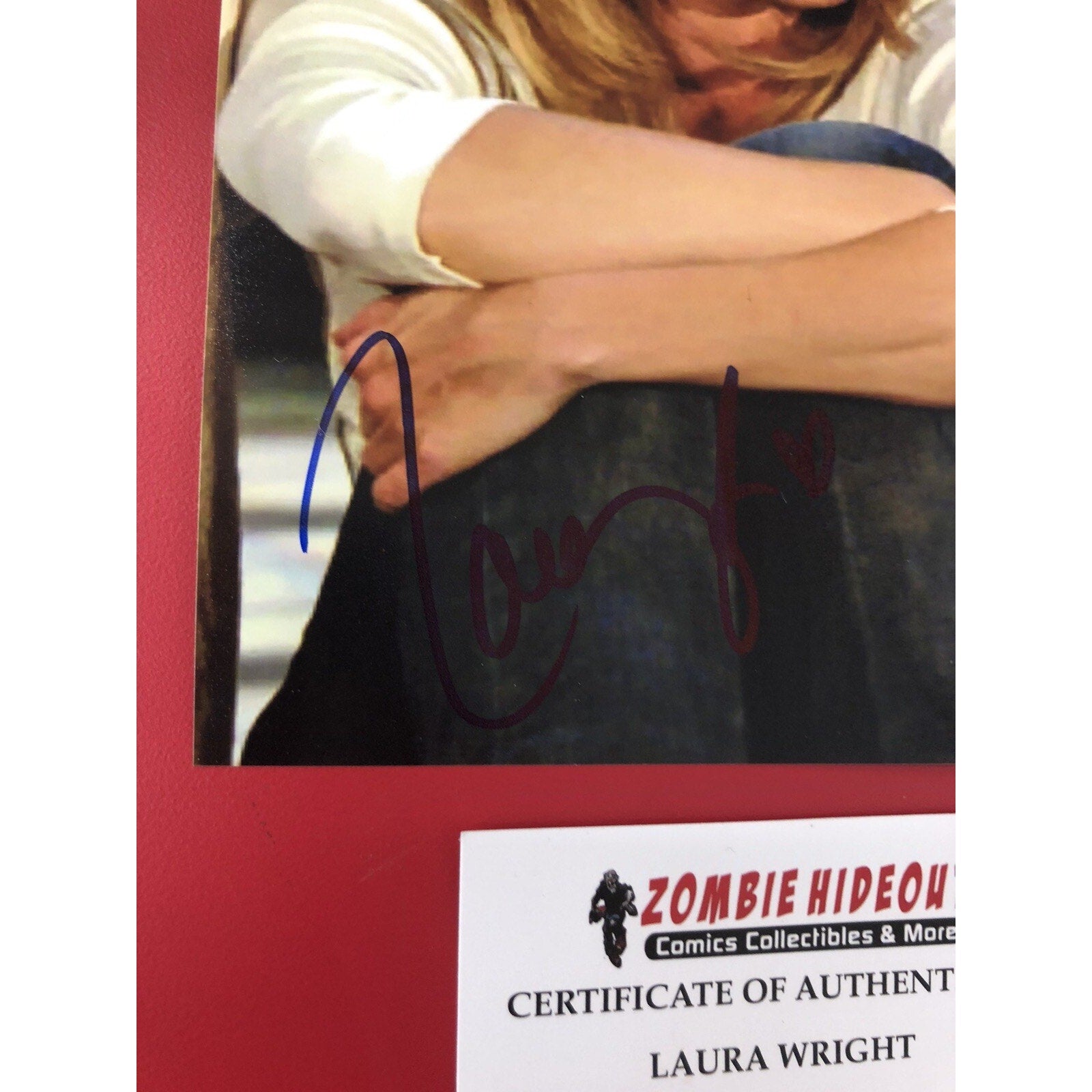 LAURA WRIGHT & CORBIN BERNSEN General Hospital Dual Signed 8x10 COA