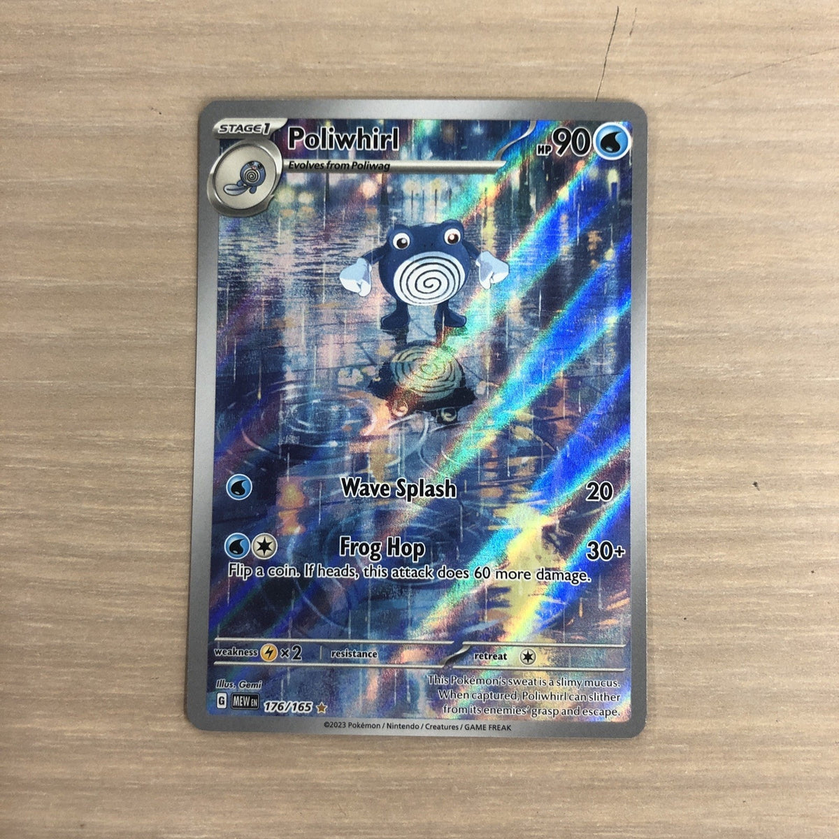 Poliwhirl 176/165 Sv: Scarlet & Violet 151 Holo