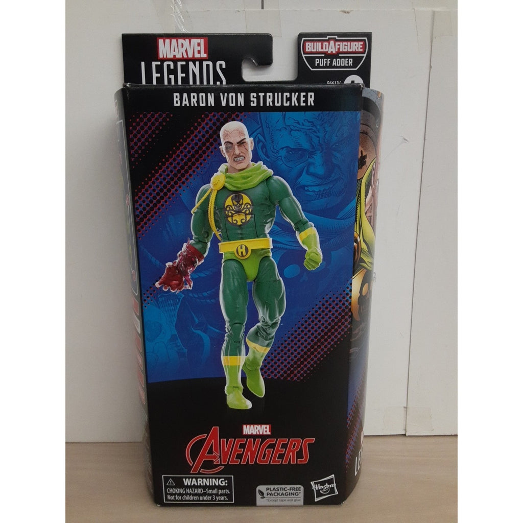 Marvel Legends Baron Von Strucker Action Figure Puff Adder BAF