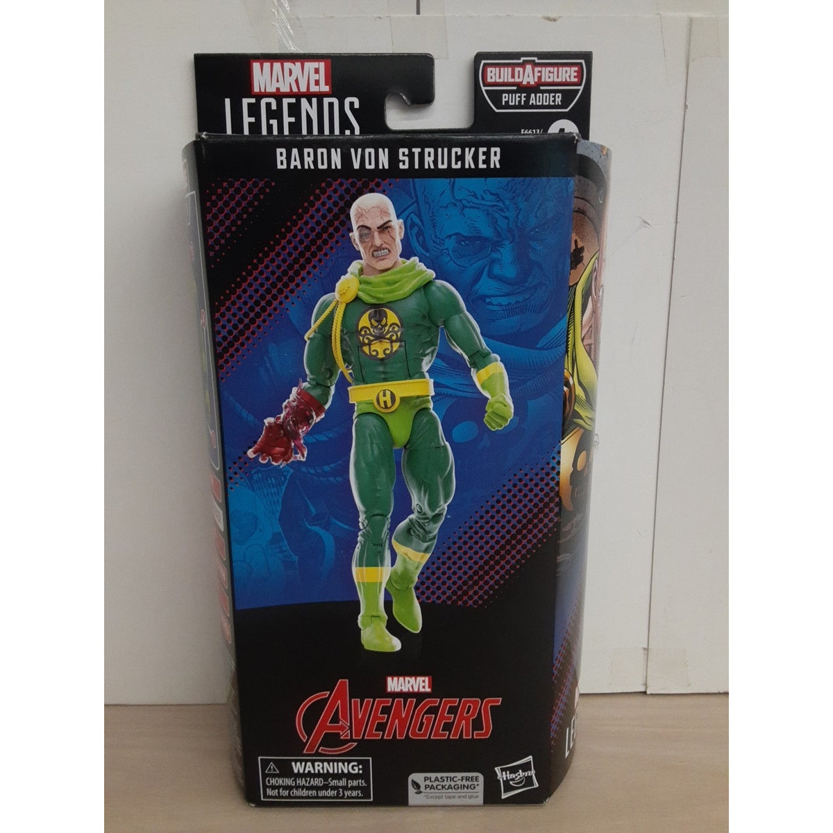 Marvel Legends Baron Von Strucker Action Figure Puff Adder BAF