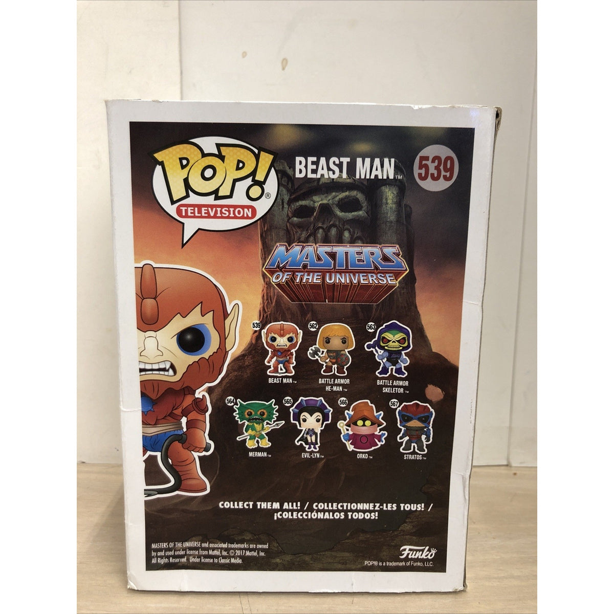 Pop! Beast Man #539 (Box Damage)