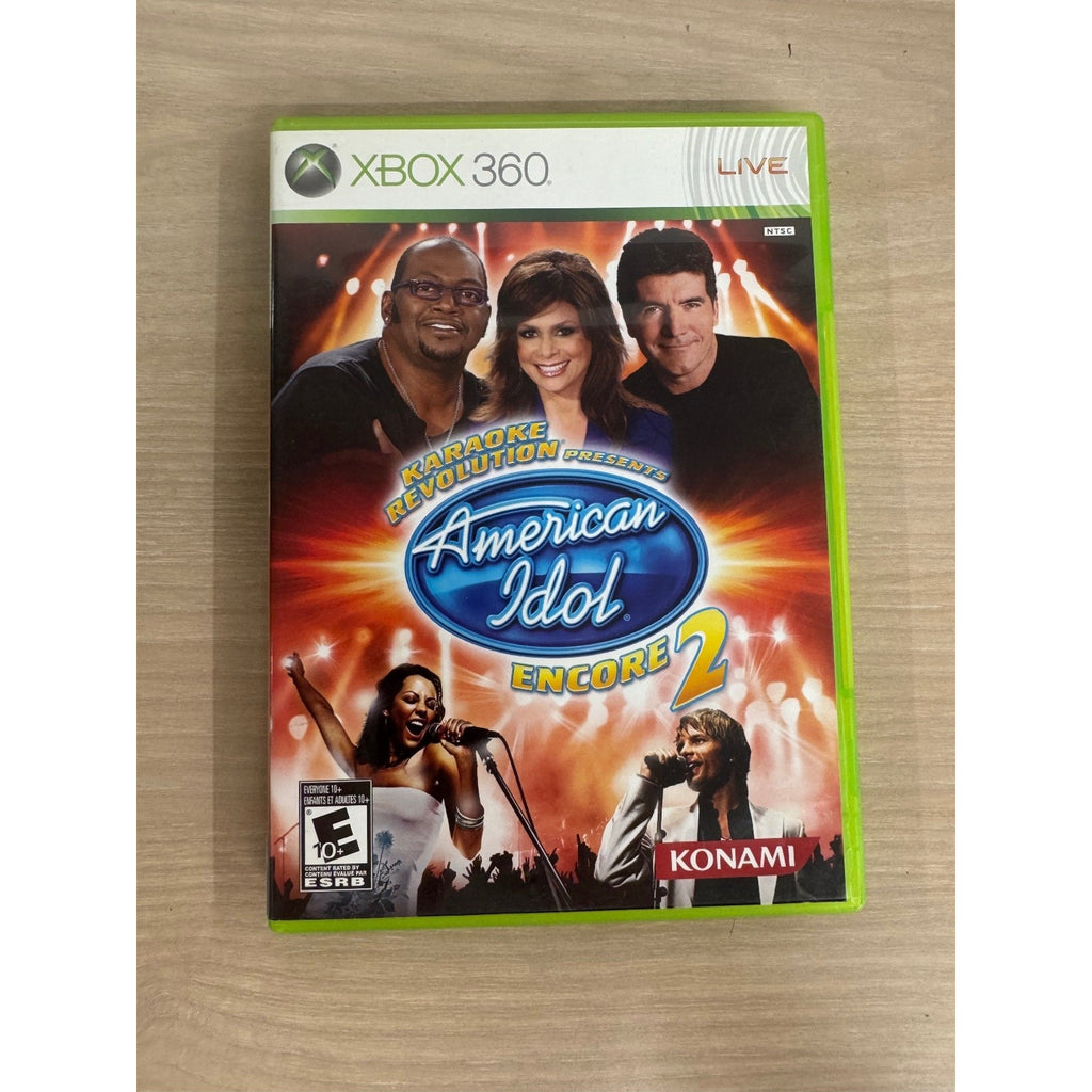 Karaoke Revolution American Idol Encore 2 Xbox 360 Video Game Music