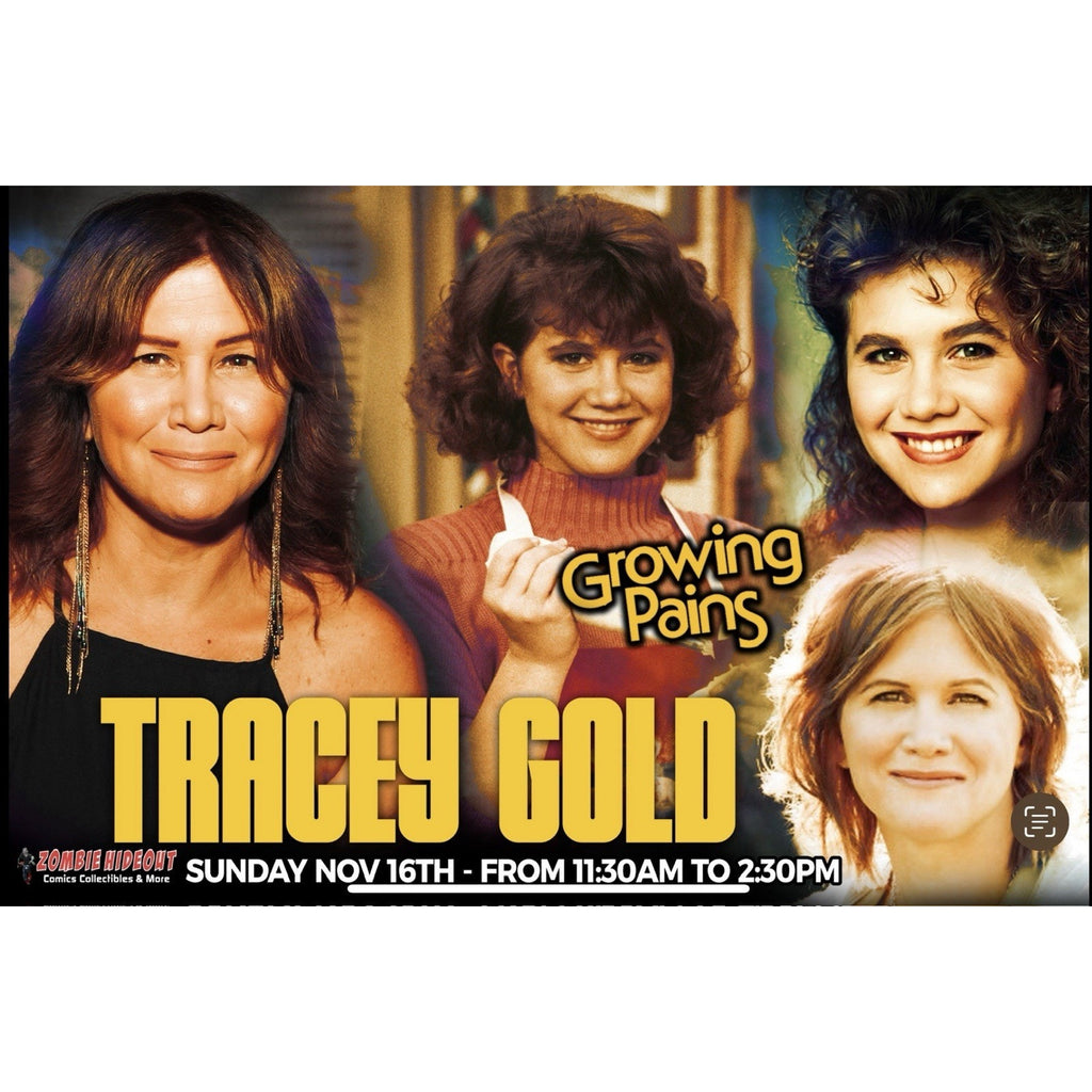 Tracey Gold Growing Pains Carol Seaver Autograph 8x10 Zombie Hideout Store COA