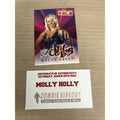 SIGNED AUTOGRAPH 2001 Fleer WWF Wrestlemania Championship Gold Molly Holly #69