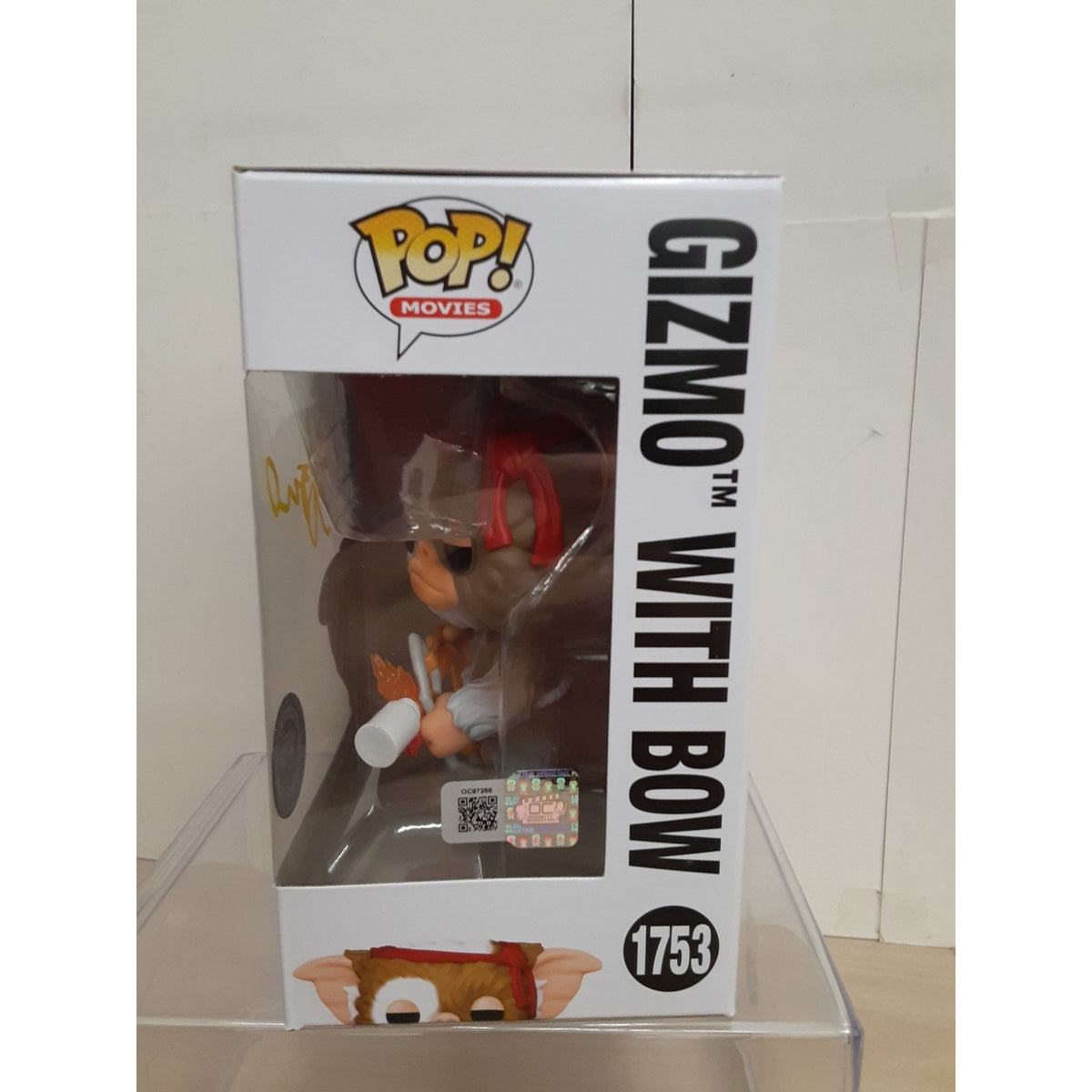 Funko Pop Gizmo With Bow Signed OC Signature Series 16/50