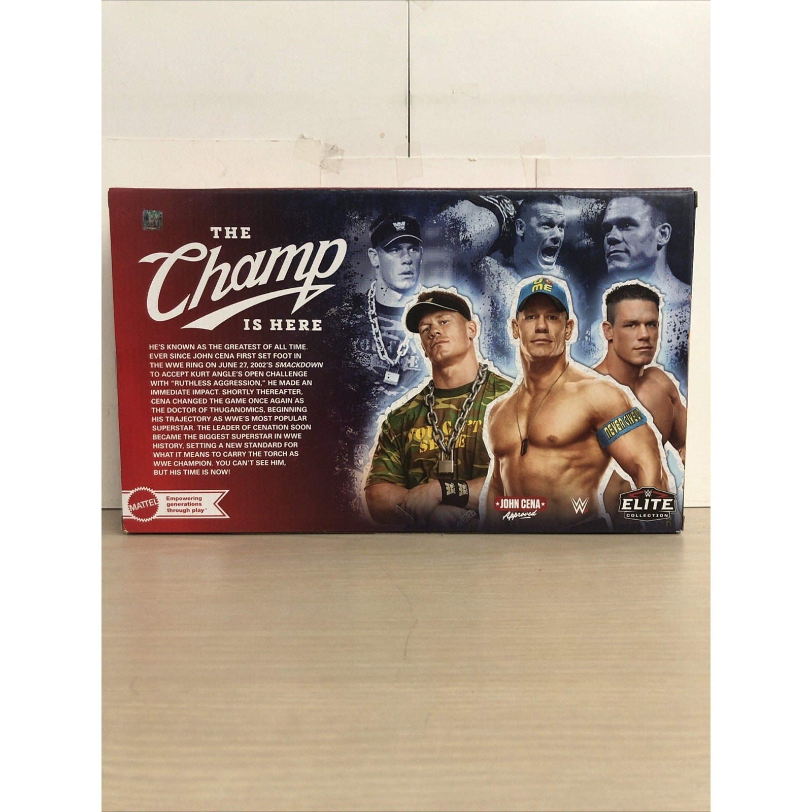 WWE Elite Collection John Cena 3-Pack Mattel Ruthless Aggression Word Life