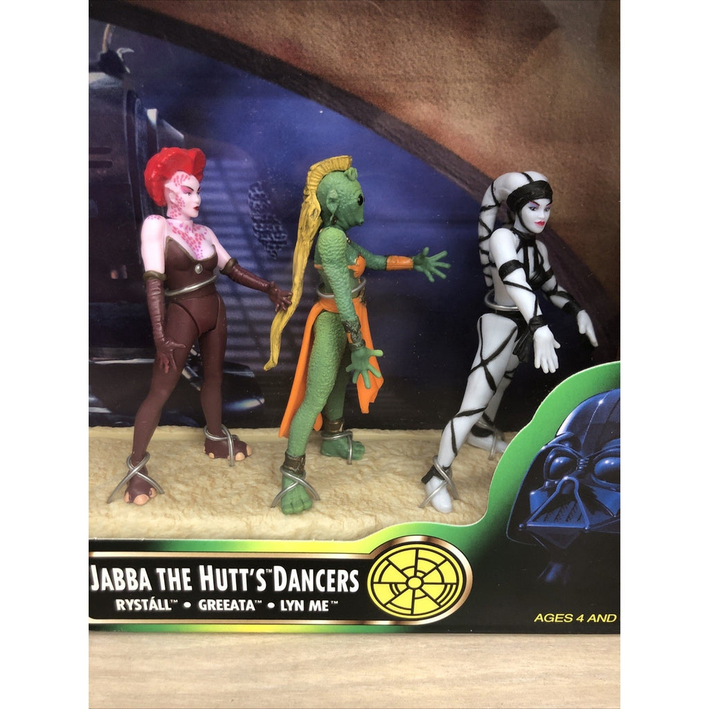 Kenner Star Wars Jabba The Hutt's Dancers 3 Figure Set Power of the Force 1998