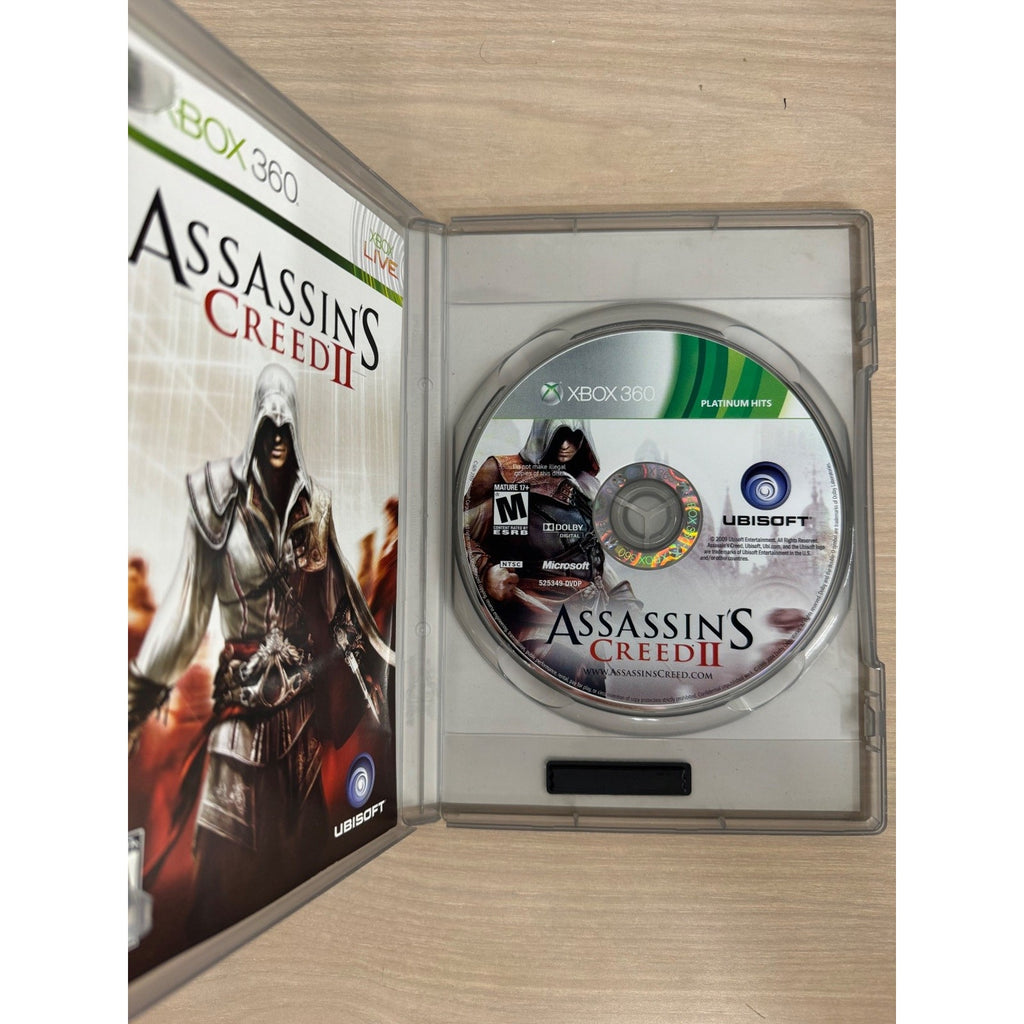 Assassin's Creed II Platinum Hits Xbox 360 Video Game Action Adventure