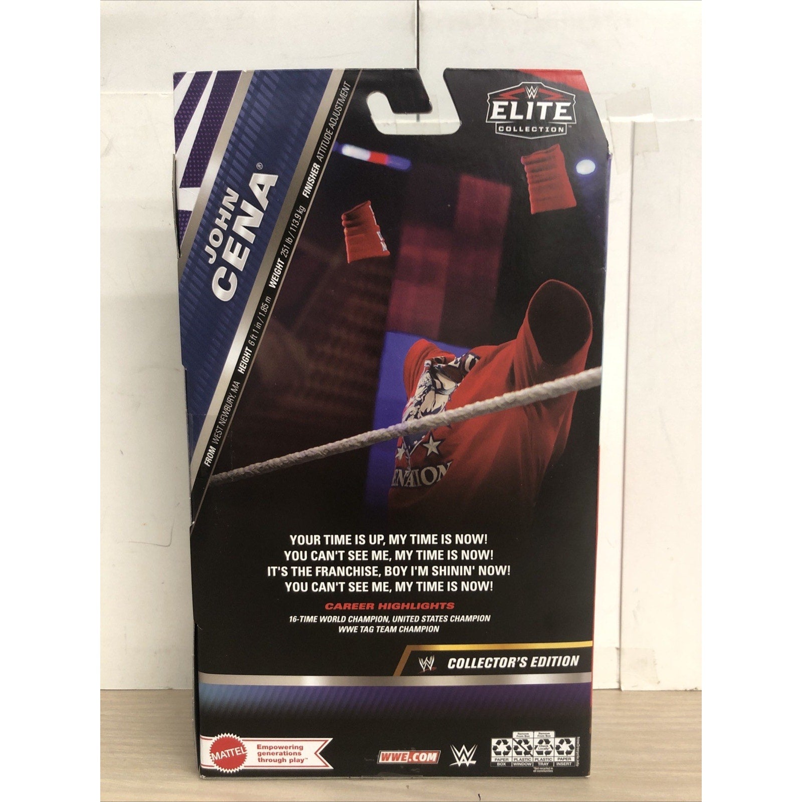2025 Mattel WWE Elite Series Invisible John Cena Collector’s Edition Figure