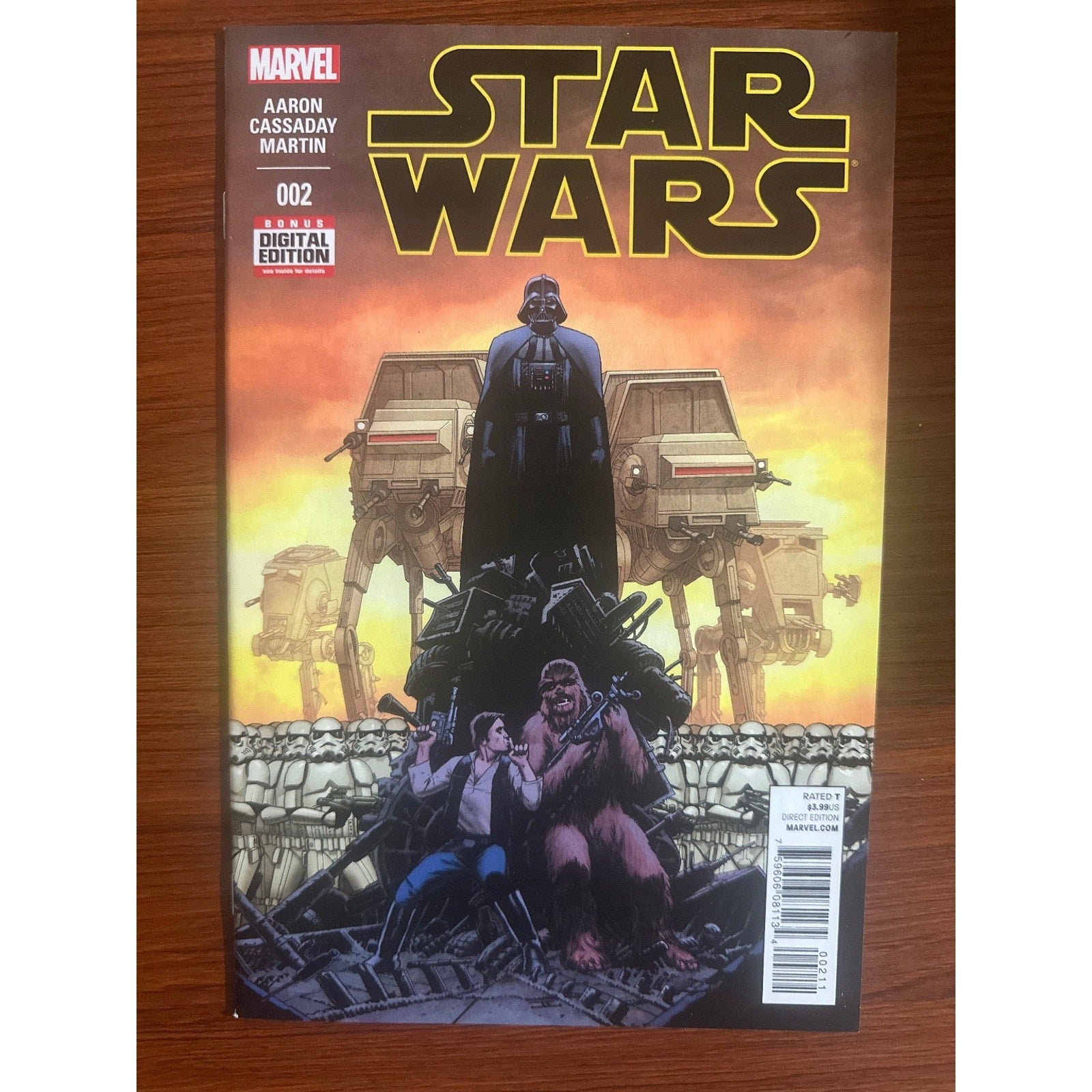 Star Wars #2 Marvel Aaron Cassaday Modern 2015