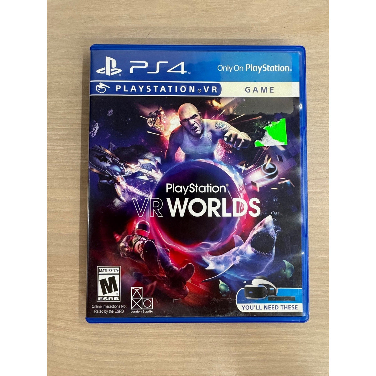 PlayStation VR WORLDS PS4 PlayStation VR Video Game 5 Games Action Adventure