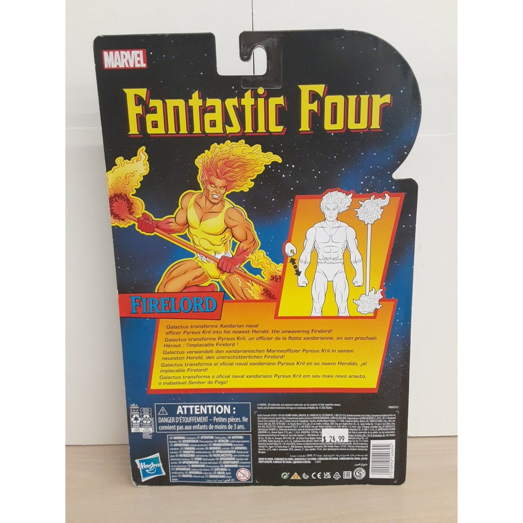 Hasbro Marvel Legends Fantastic Four: Firelord 6" Action Figure (F3444)