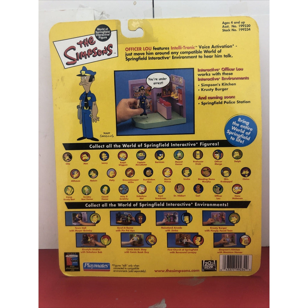 The Simpsons Series 7: Officer Lou Action Figure