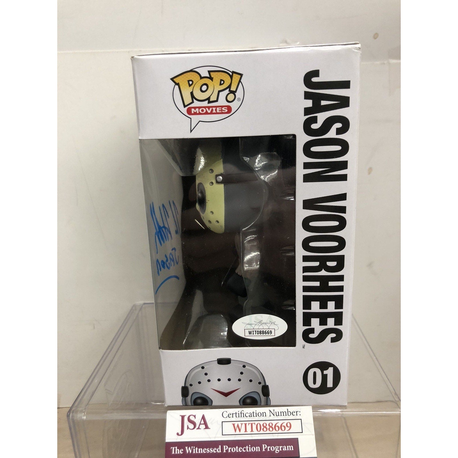 KANE HODDER Signed Funko Pop #01 Figure Jason Voorhees Friday the 13th JSA CoA