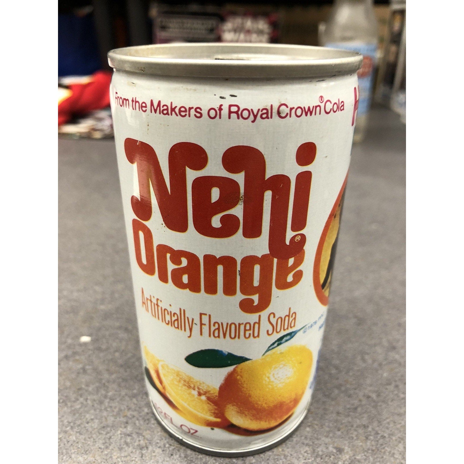 Henry Winkler Signed 1970's Nehi Happy Days Fonzie Orange Soda can, #3 PSA Auto