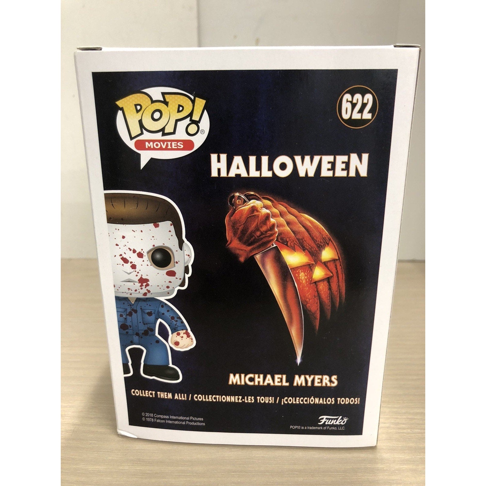 Autograph Signed TYLER MANE Michael Myers Funko 622 FYE Pop “Happy Halloween”
