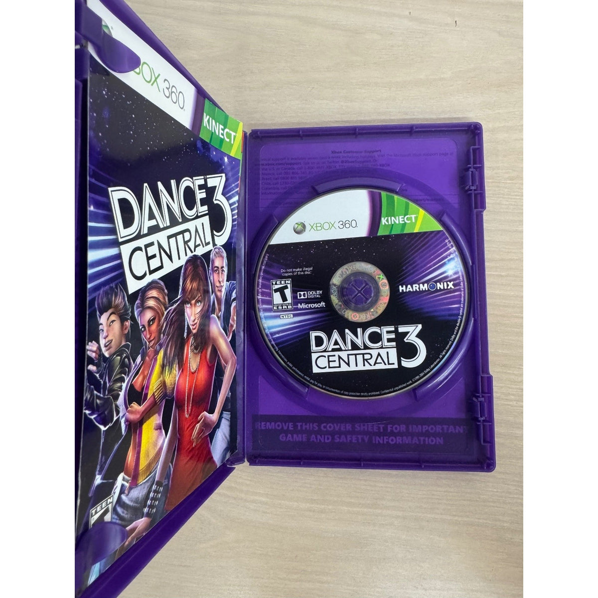 Dance Central 3 Xbox 360 Video Game Kinect Required NTSC