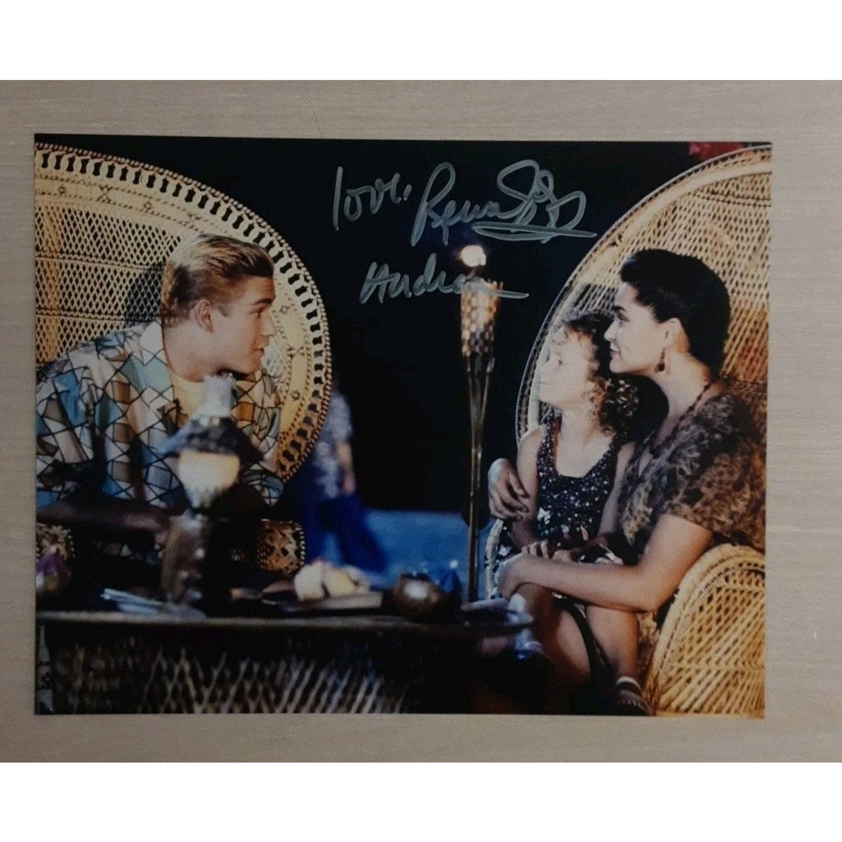 Rena Sofer Signed 8x10 Photo Andrea Larson From Saved By The Bell Hawaiian Style