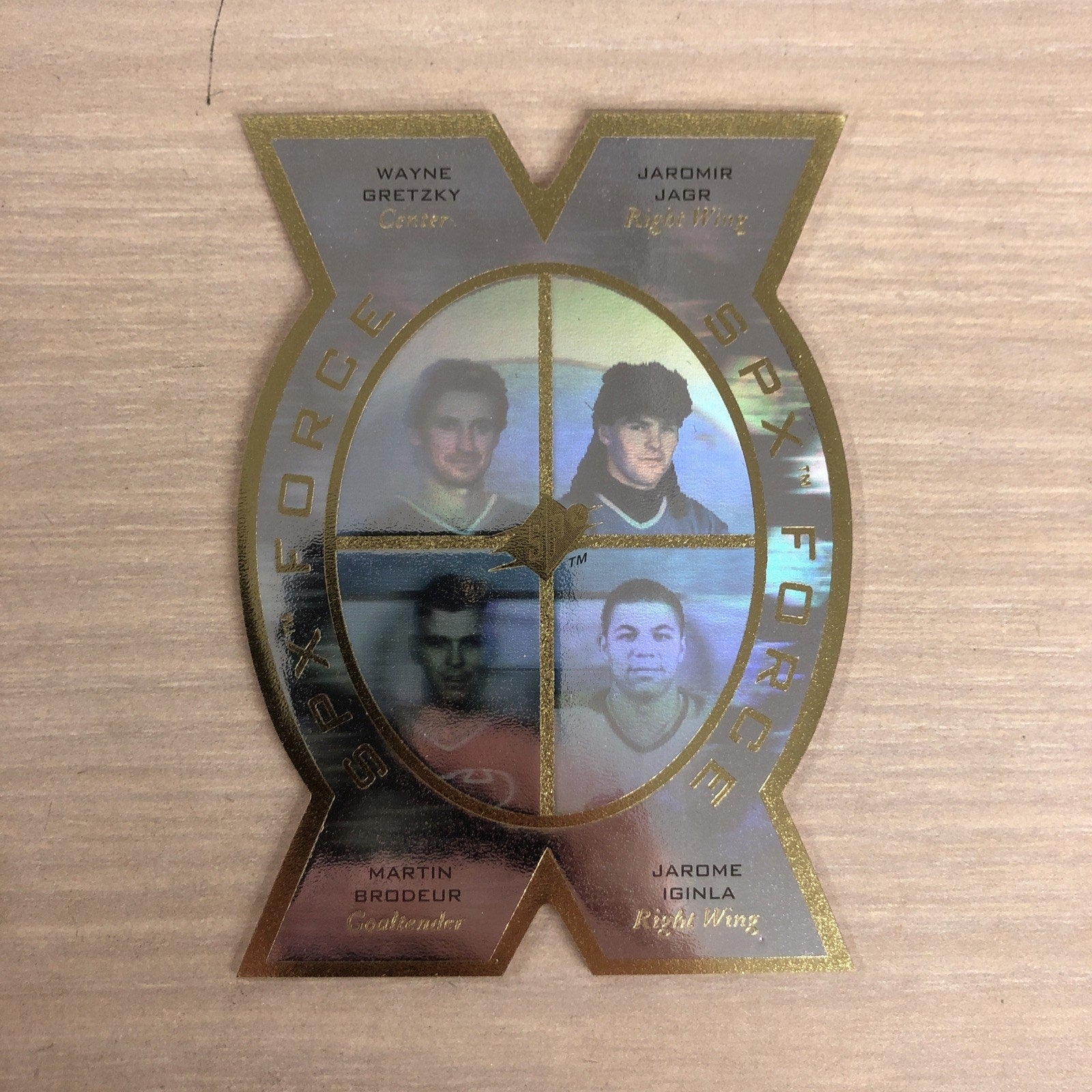 1997 Upper Deck SPX Wayne Gretzky/Jaromir Jagr/Martin Brodeur/Jarome Iginla SPX5