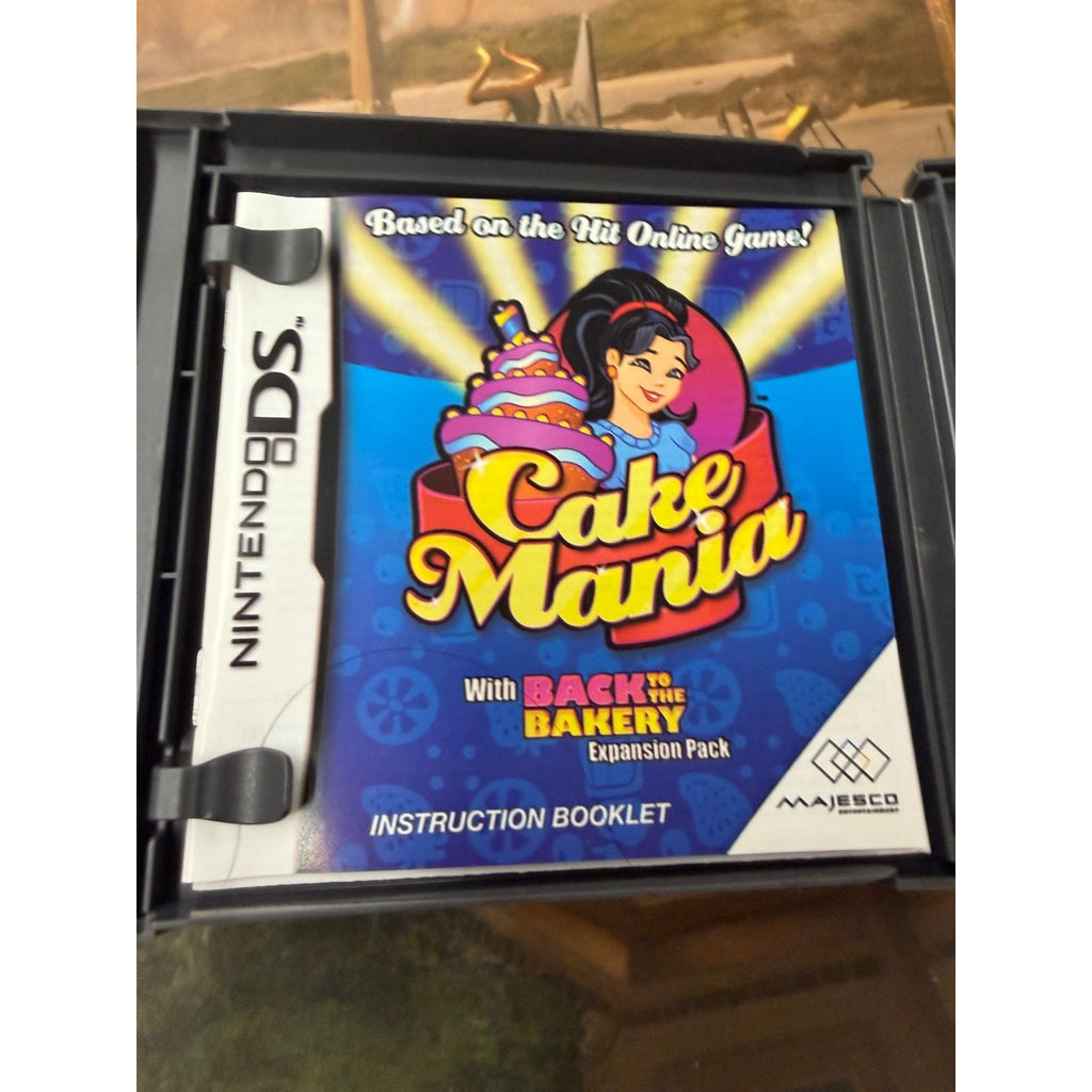 Cake Mania Back to the Bakery Expansion Nintendo DS Video Game Baking Simulation