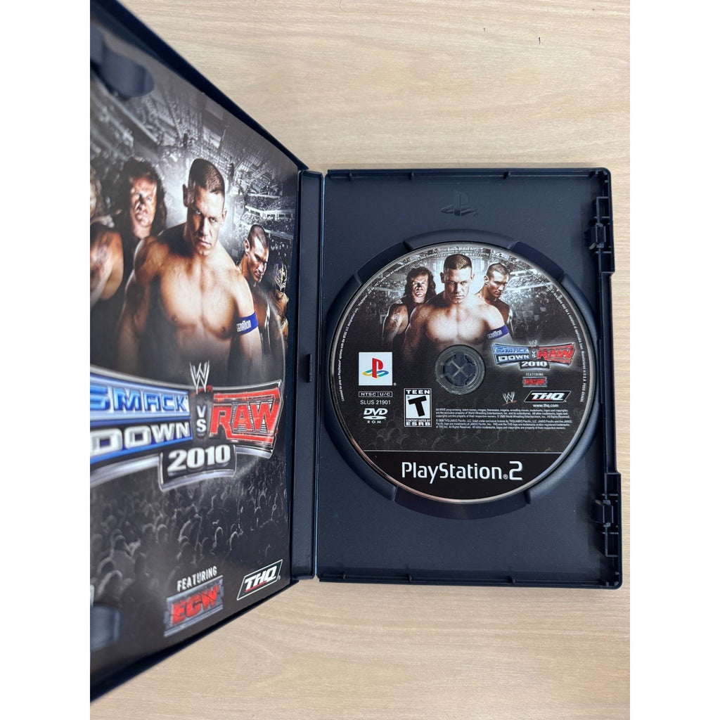 WWE SmackDown vs. Raw 2010 PlayStation 2 PS2 Video Game Multiplayer Wrestling