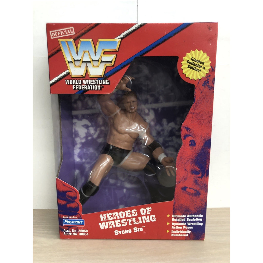 1997 WWF WWE Playmates Sycho Sid Vicious Wrestling Figure Heros Wrestling WCW