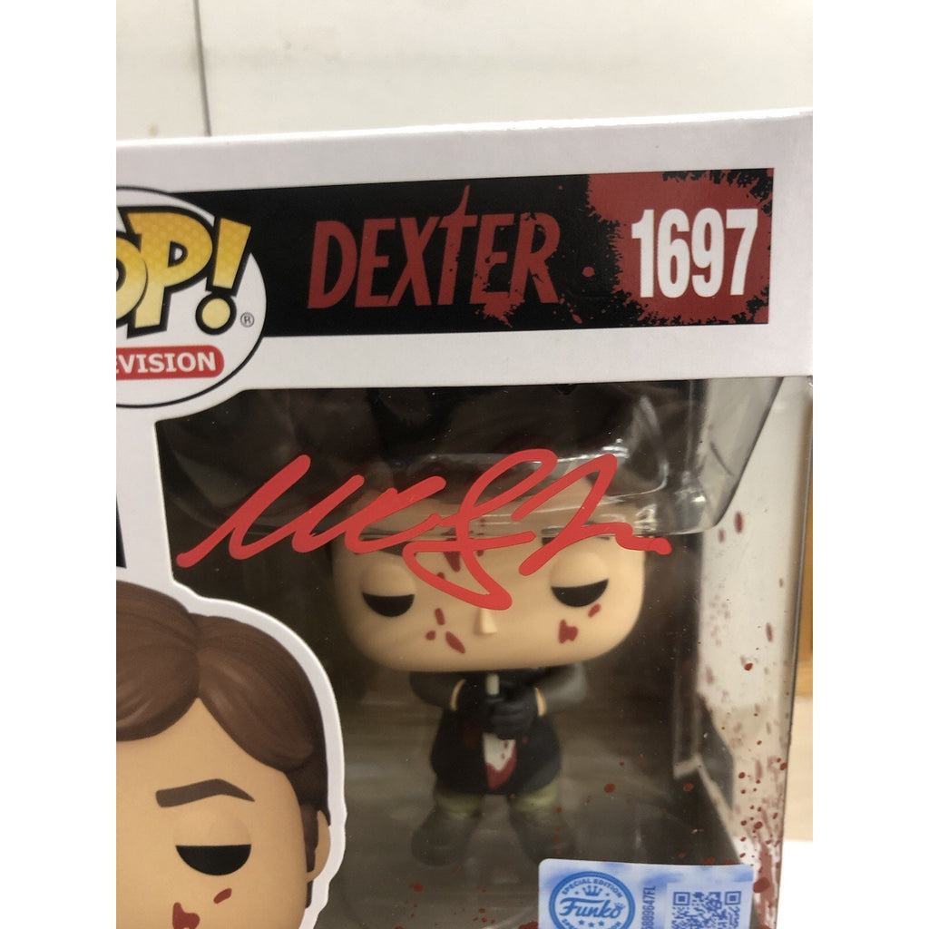 Funko Pop! Vinyl: Dexter - Dexter Morgan (Bloody) - Signed By Michael C Hall