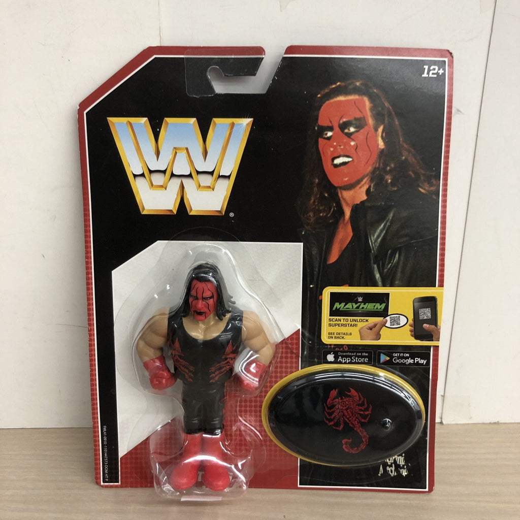 WWE Retro Sting Wolfpac NWO Action Figure Red Black Mattel