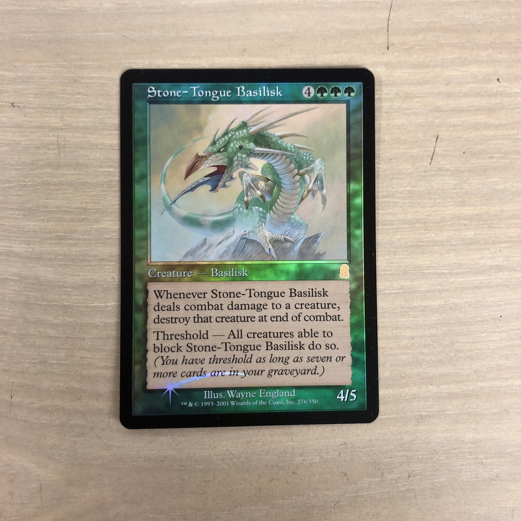 Stone-Tongue Basilisk Odyssey Foil