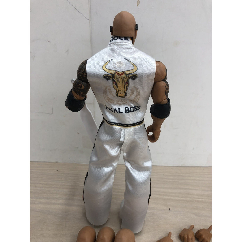 WWE The Rock Final Boss Ultimate Edition LOOSE COMPLETE Mattel
