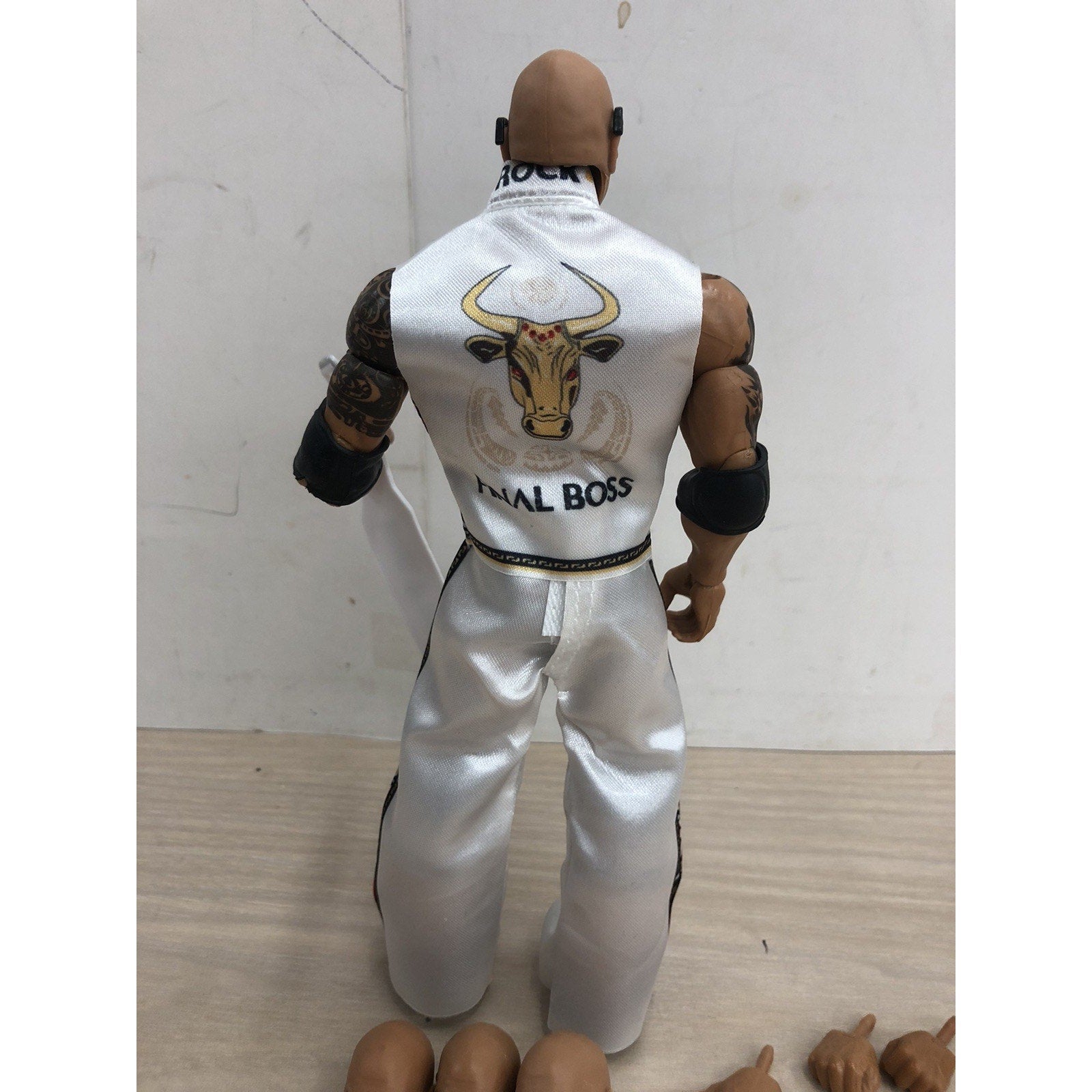 WWE The Rock Final Boss Ultimate Edition LOOSE COMPLETE Mattel