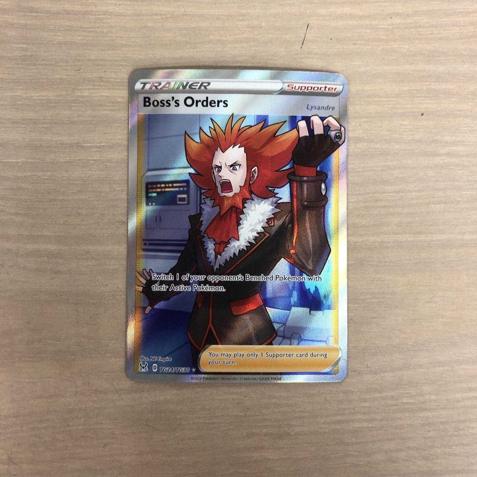Boss's Orders TG24/TG30 Swsh11: Lost Origin Trainer Gallery Holo