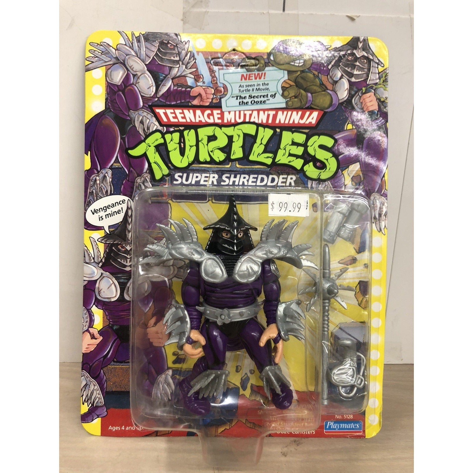 Playmates Teenage Mutant Ninja Turtles Super Shredder Action Figure Unpunched