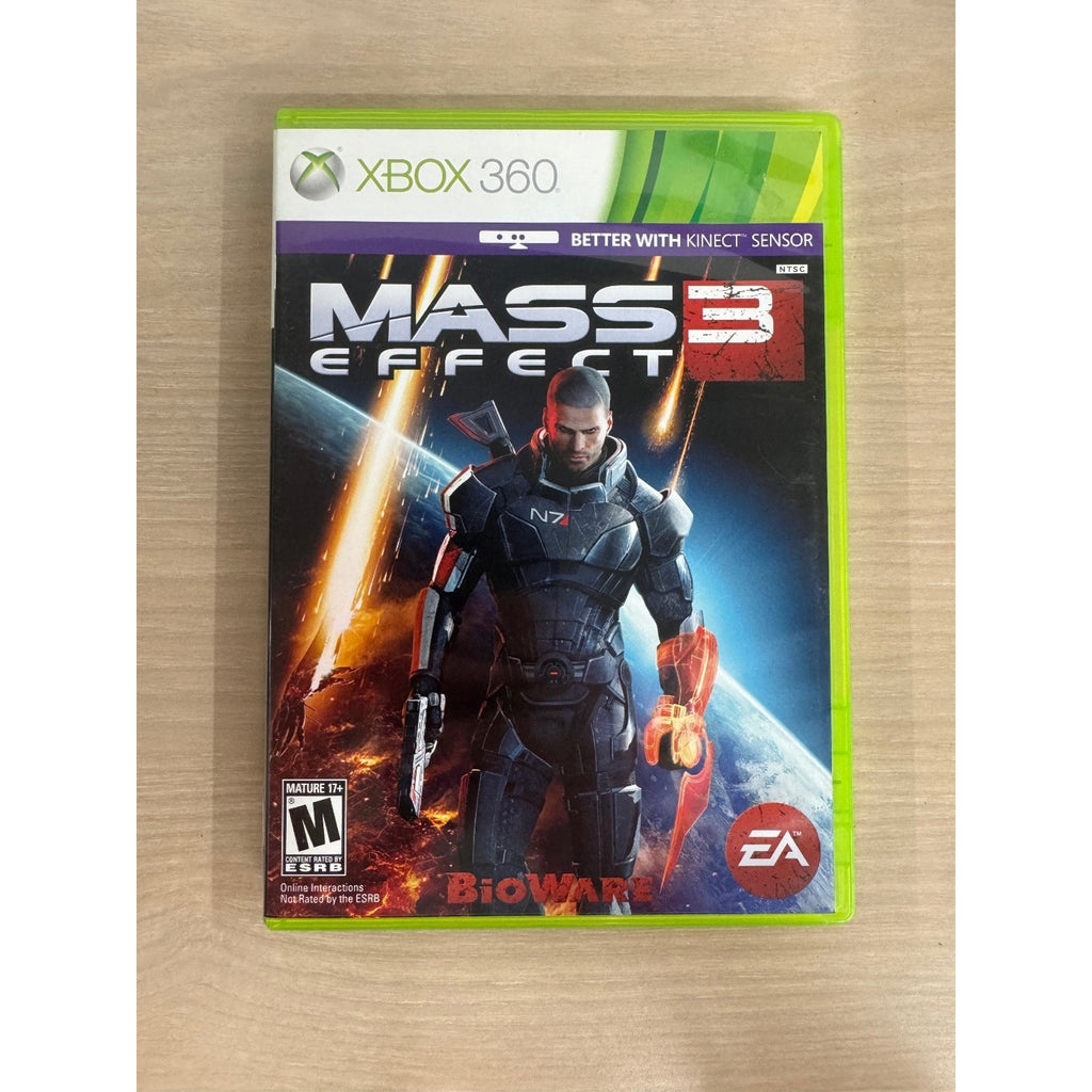 Mass Effect 3 Xbox 360 Video Game RPG Shooter Multiplayer Kinect