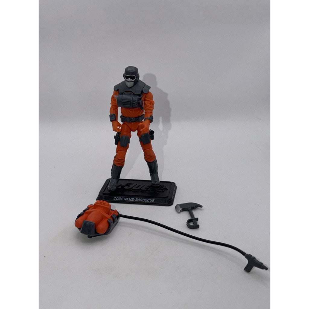 GI Joe 25th Anniversary BARBECUE 3.75" Action Figure Complete Hasbro 2008