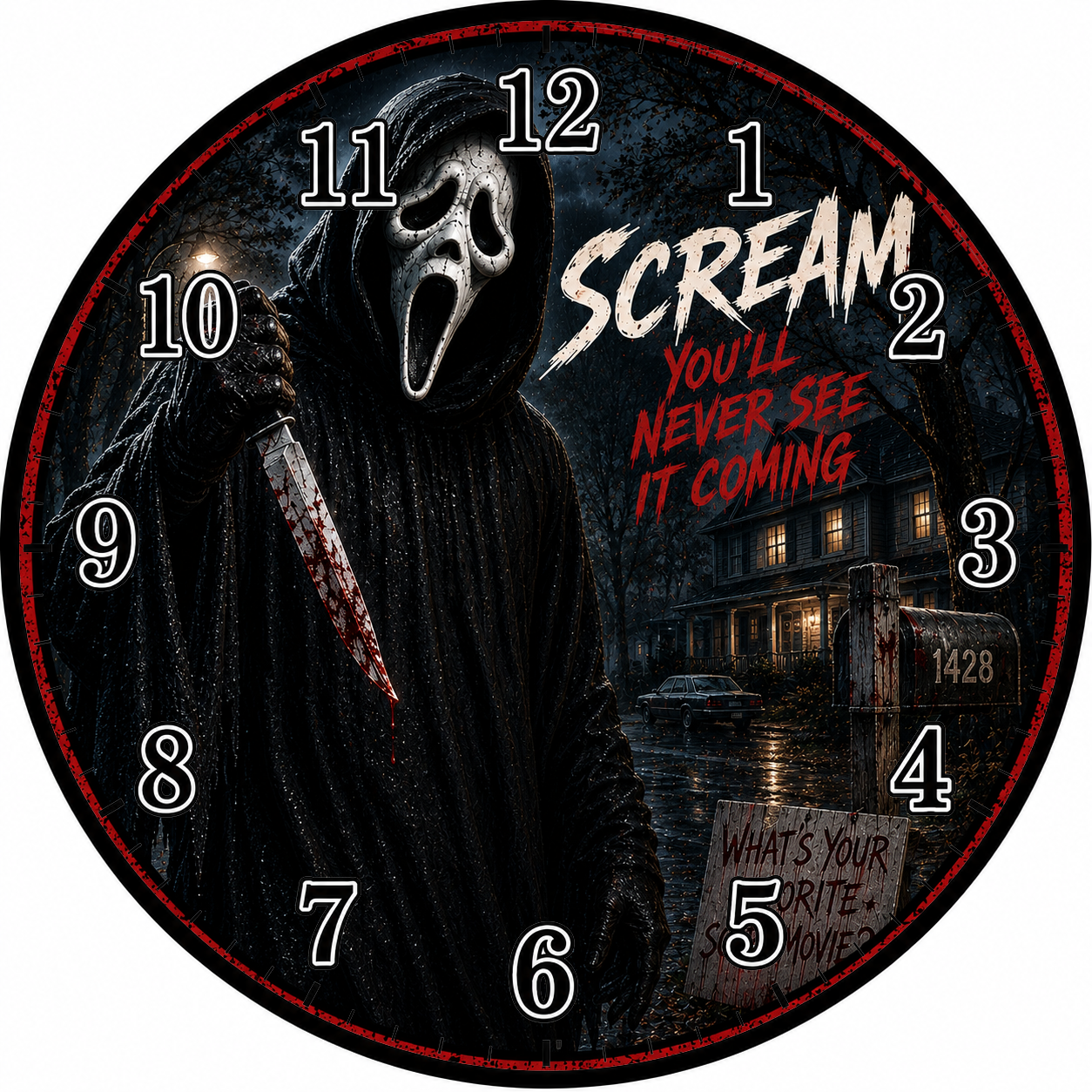 Vinyl Record Themed Clocks