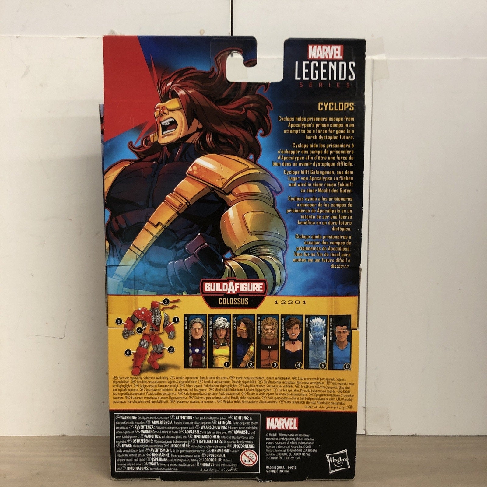 Marvel Legends Cyclops X-Men Age of Apocalypse 6" Action Figure Colossus BAF