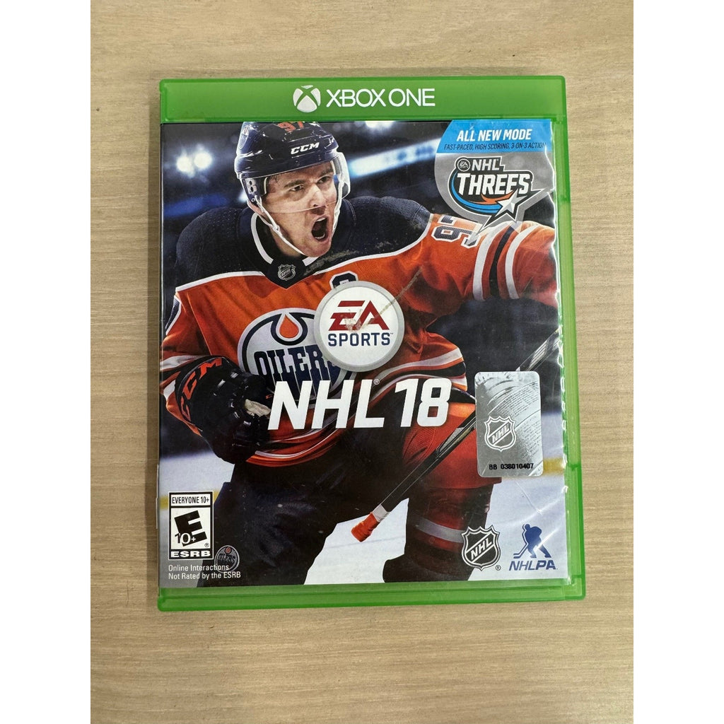 NHL 18 Xbox One Video Game EA Sports Hockey NHL THREES Multiplayer