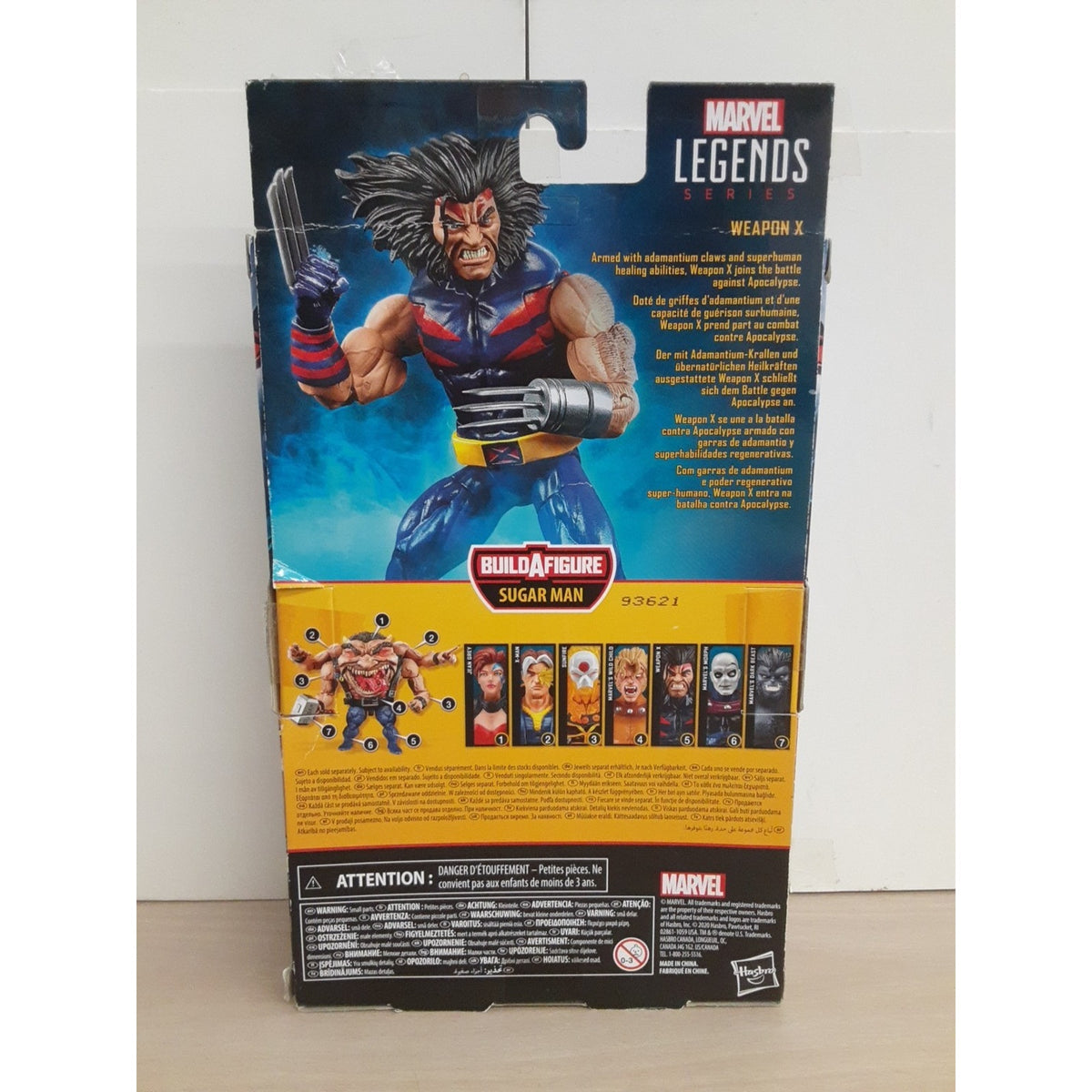 Hasbro Marvel Legends Weapon X 6in. Action Figure Sugar Man BAF
