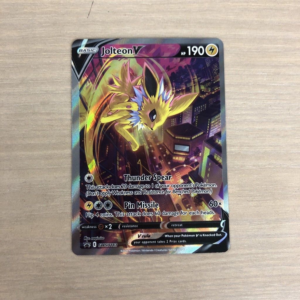 Jolteon V SWSH183 SWSH: Sword & Shield Promo Cards Holo
