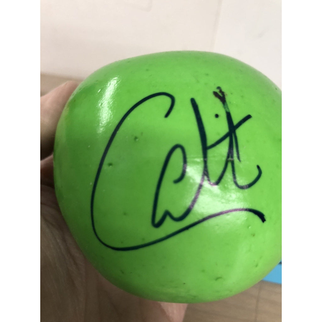 CARLITO WWE Wrestling Superstar Autographed Signed Plastic Apple w/ Store COA