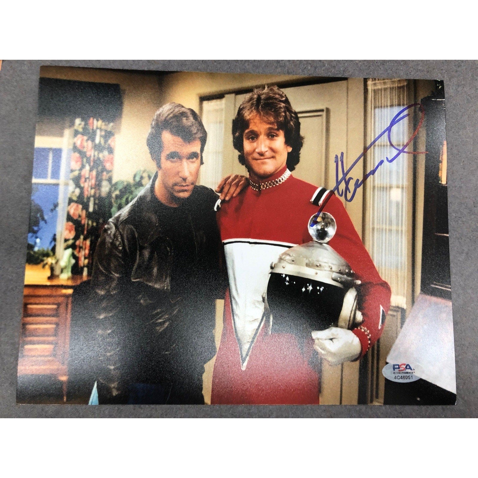 Henry Winkler Happy Days Fonzie & Mork signed 8x10 photo PSA/DNA Autographed