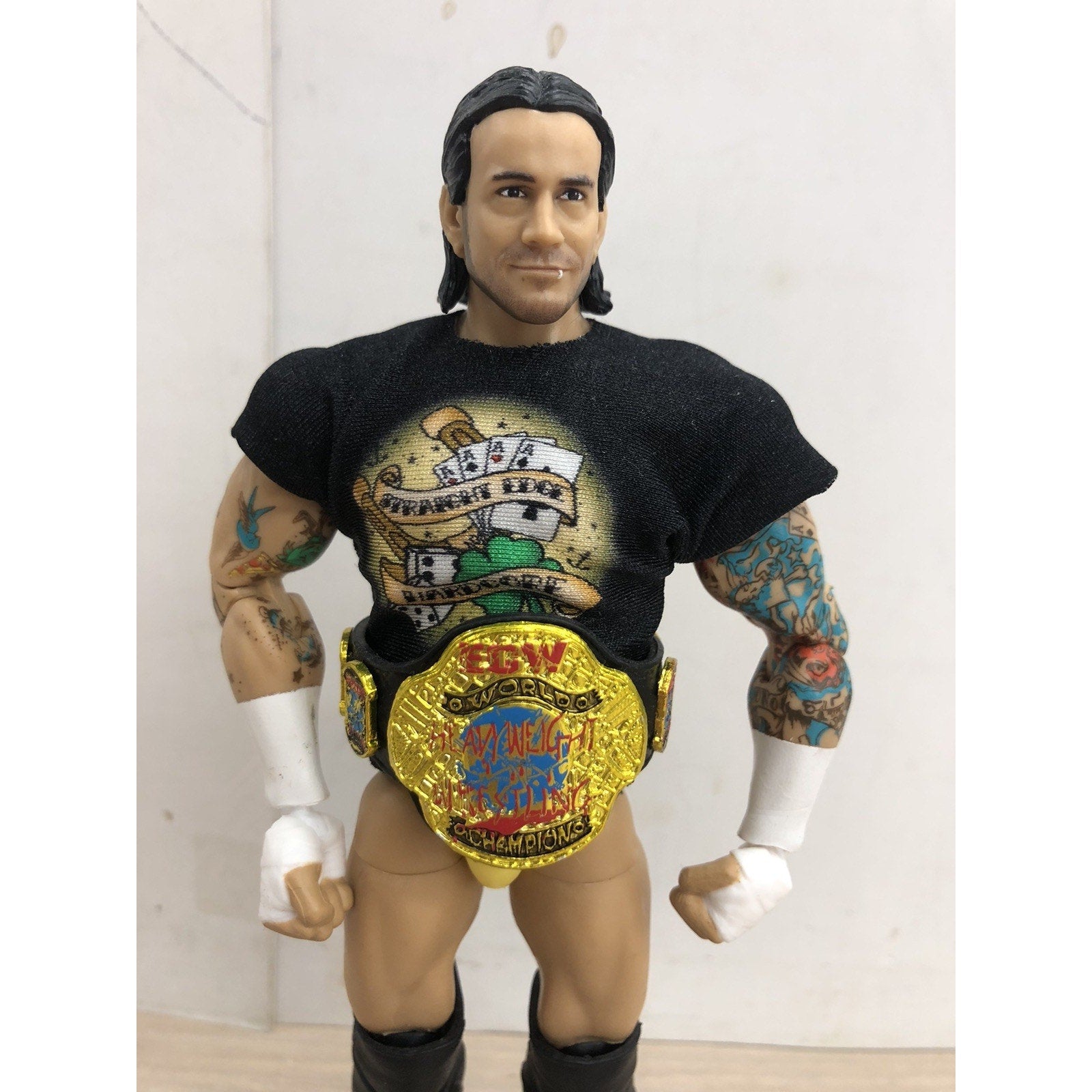 WWE Ultimate Edition Elite Creations Exclusive ECW Debut CM Punk Figure LOOSE