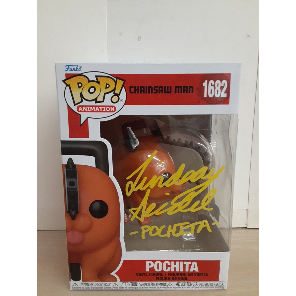 Pop! Pochita #1682 Lindsay Seidel Signed With COA