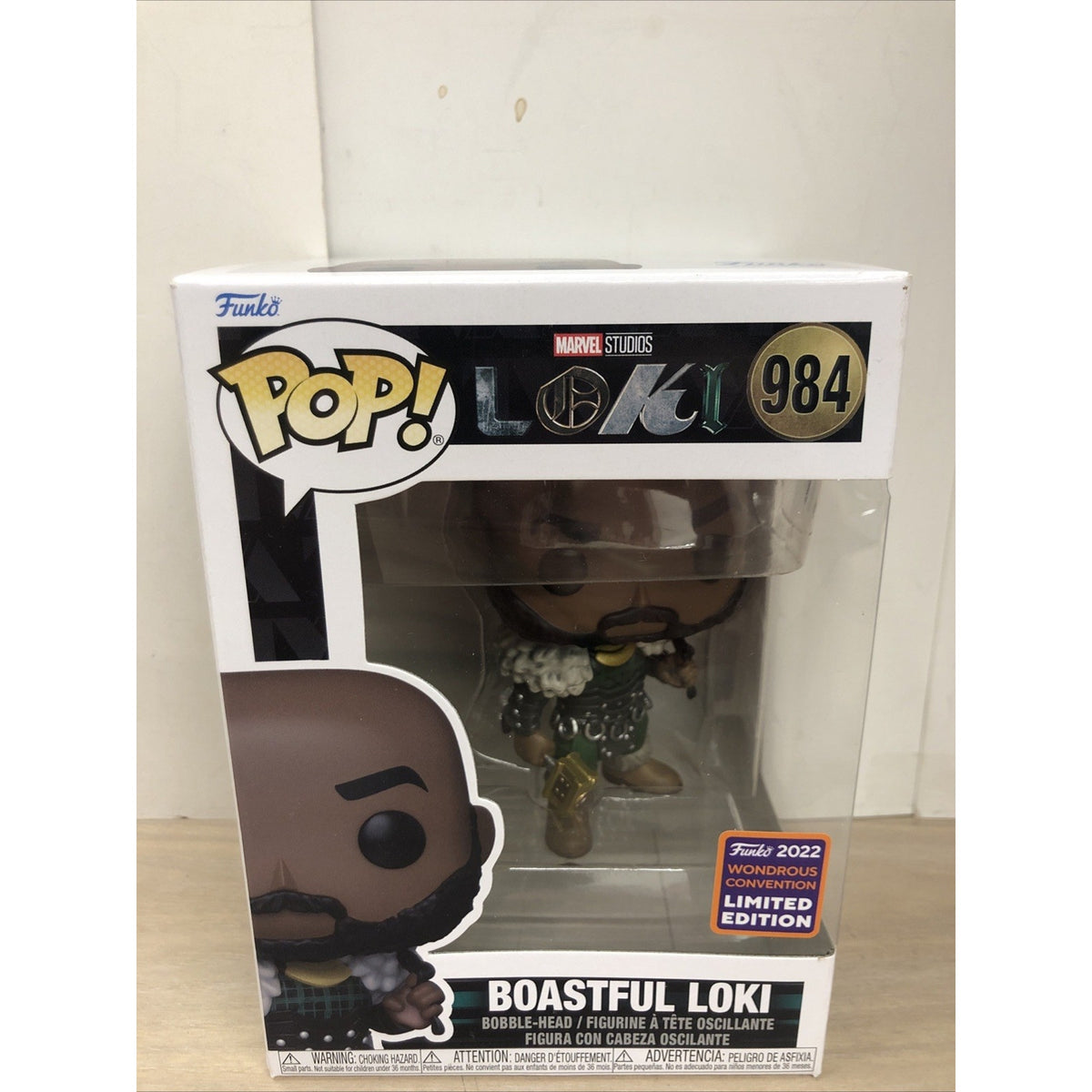 Pop! Boastful Loki Target WonderCon Funko Exclusive #984