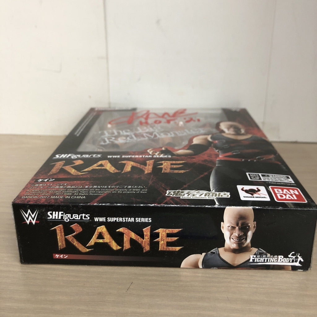 KANE WWE - SH FIGUARTS BANDAI FIGURE BIG RED MONSTER AUTOGRAPH SIGNED PSA COA
