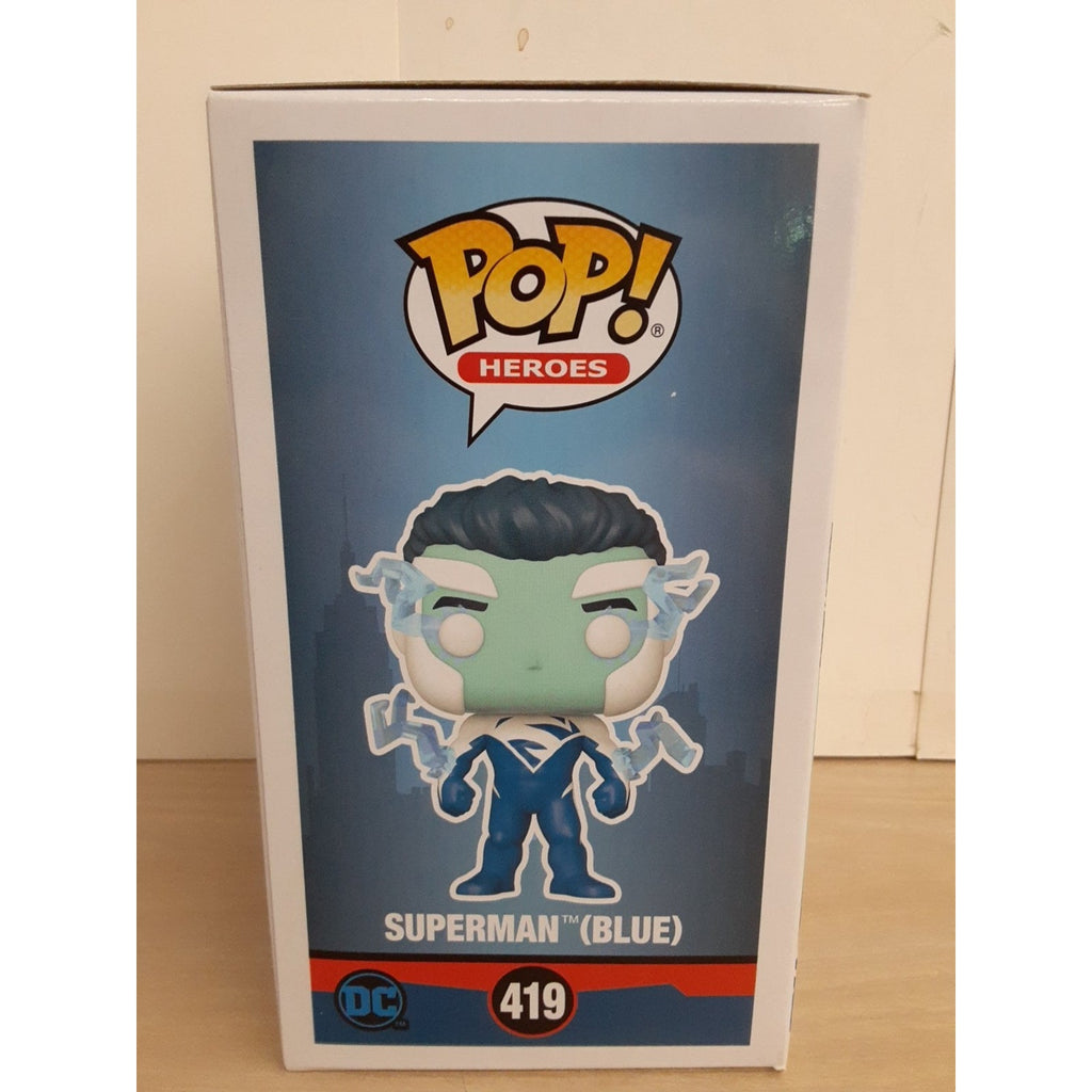 Pop! Superman (Blue) 2021 NYCC Exclusive #419
