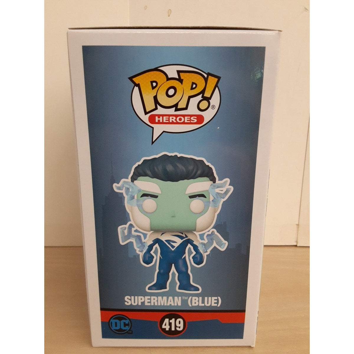 Pop! Superman (Blue) 2021 NYCC Exclusive #419