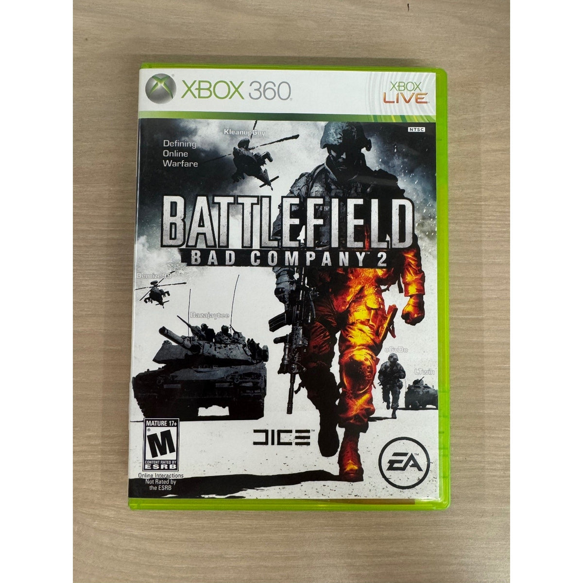 Battlefield Bad Company 2 Xbox 360 Video Game Multiplayer FPS